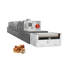 Industrial Tunnel Condiments Herbs Microwave Drying Sterilization Machine